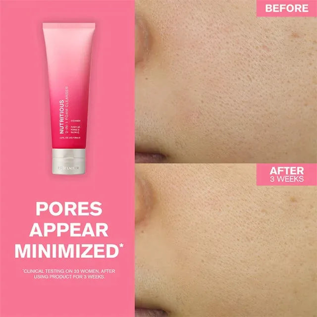 Estée Lauder-Nutritious 2-in-1 Foam Cleanser/Purifying Mask- 125ml - The Beauty League Pakistan