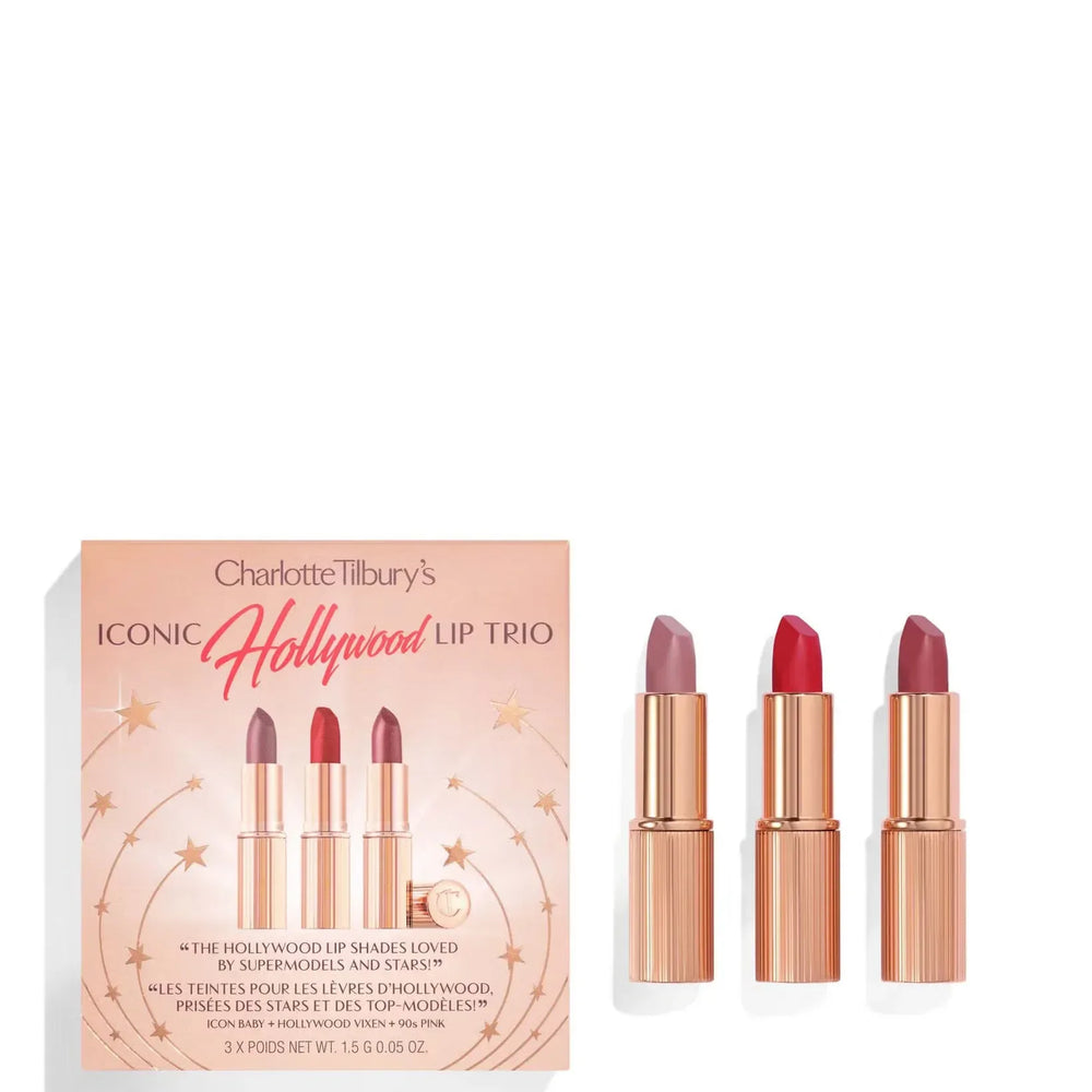 Charlotte Tilbury Iconic Hollywood Lip Trio - The Beauty League Pakistan
