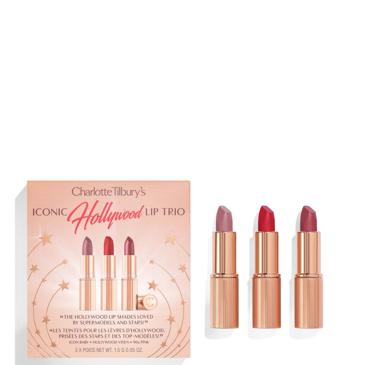 Charlotte Tilbury  Iconic Hollywood Lip Trio