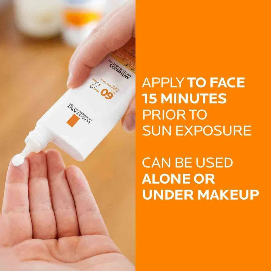 La Roche Posay- ANTHELIOS ULTRA LIGHT FLUID FACIAL SUNSCREEN SPF 60 - The Beauty League Pakistan
