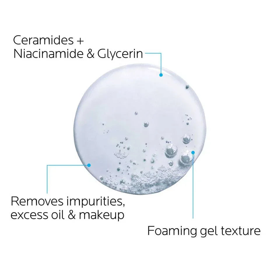 La Roche Posay- Toleriane Purifying Foaming Facial Wash 400ml (EXP2025) - The Beauty League Pakistan