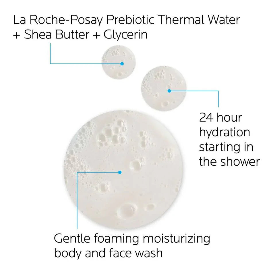 La Roche Posay- Lipikar Wash AP+ Moisturizing Body & Face Wash 400ml (EXP2025) - The Beauty League Pakistan