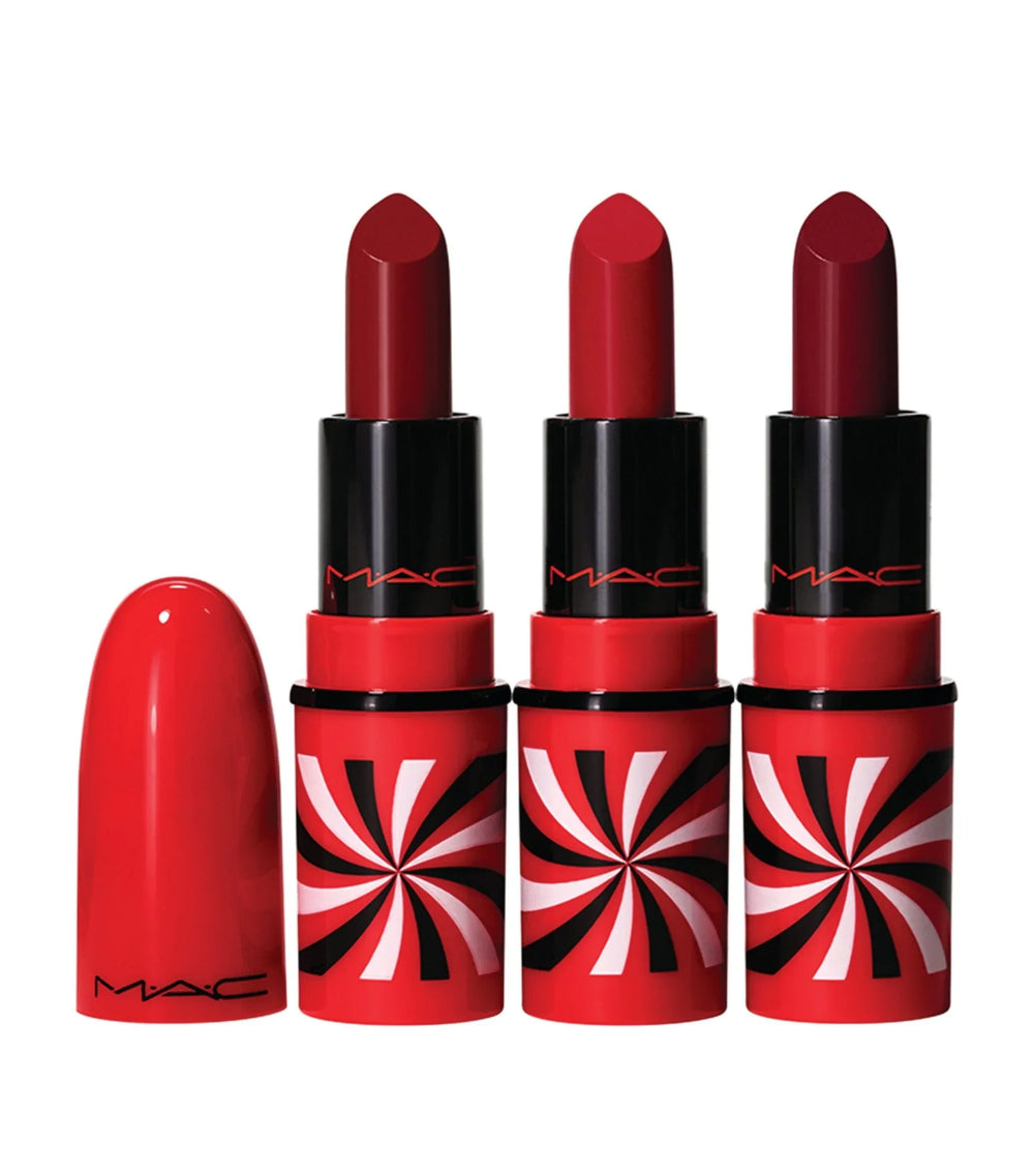 MAC Tiny Tricks Mini Lipstick Trio: Russian Red - The Beauty League Pakistan