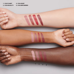 MAC- M·A·CXIMAL SILKY MATTE VIVA GLAM LIPSTICK- Viva Heart