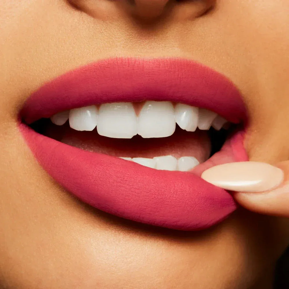 MAC- Powder Kiss Liquid Lipcolour- A Little Tamed - The Beauty League Pakistan