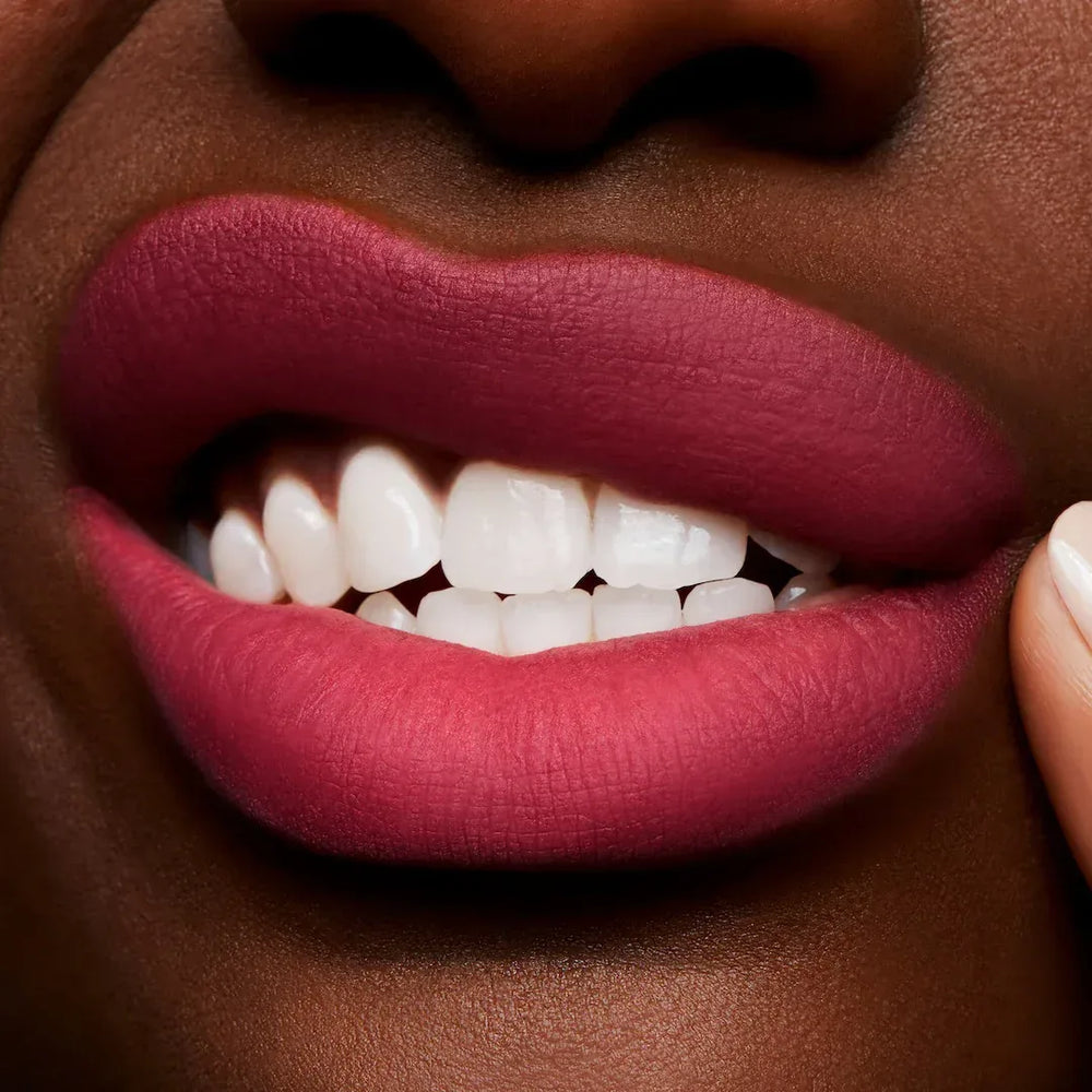 MAC- Powder Kiss Liquid Lipcolour- A Little Tamed - The Beauty League Pakistan