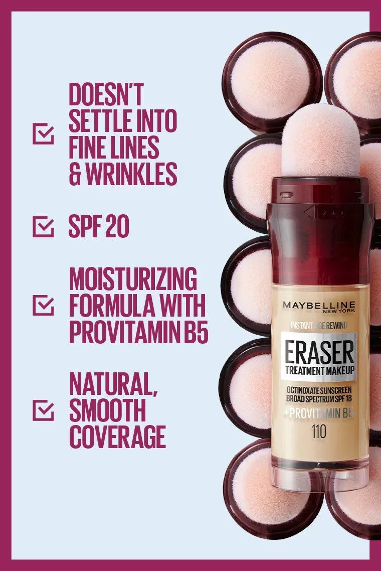 Maybelline- Instant Age Rewind® Eraser Treatment Makeup- 118 (USA) - The Beauty League Pakistan