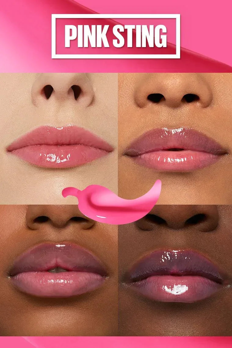 Maybelline- LIFTER PLUMP® LIP PLUMPING GLOSS MAKEUP- Pink Sting - The Beauty League Pakistan