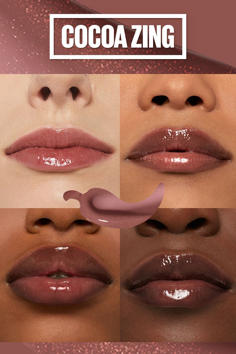 Maybelline- LIFTER PLUMP® LIP PLUMPING GLOSS MAKEUP- Cocoa Zing