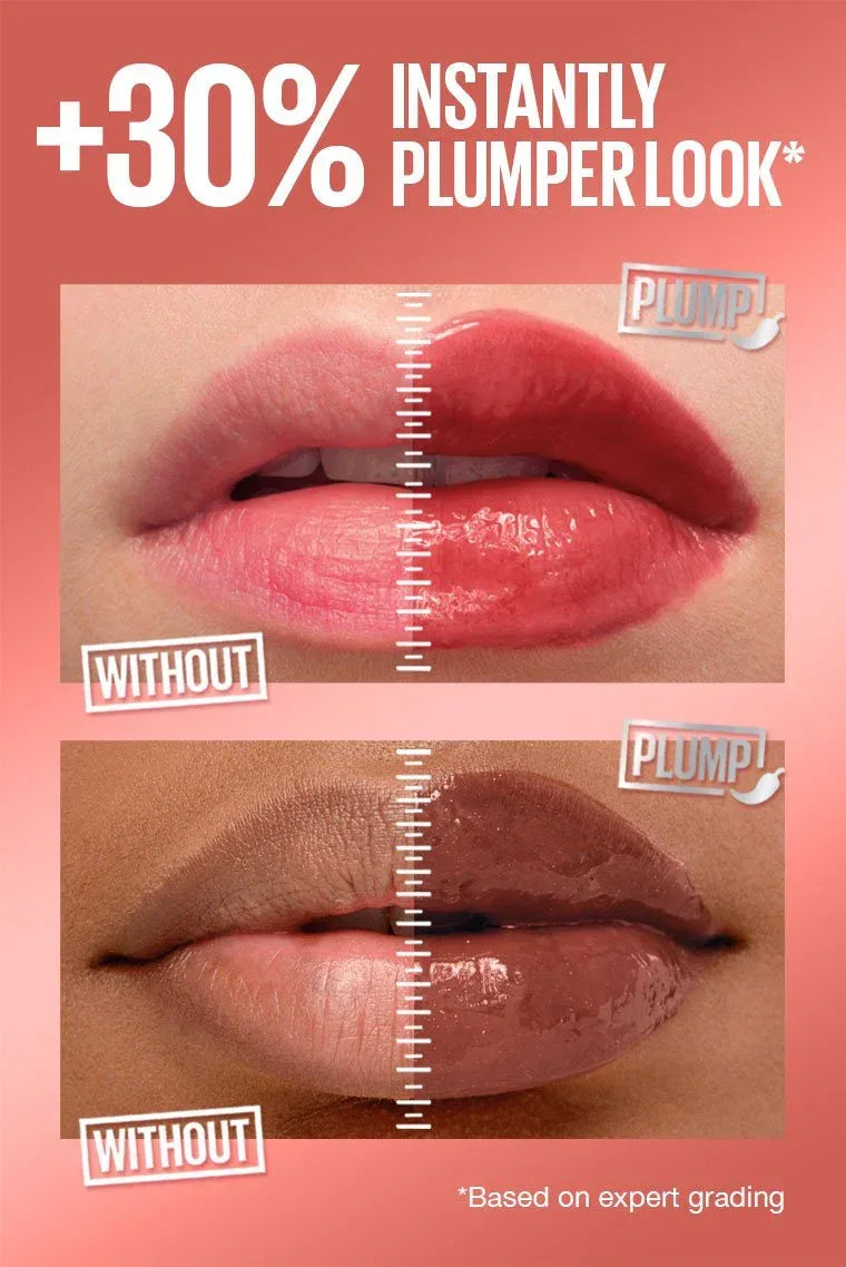 Maybelline- LIFTER PLUMP® LIP PLUMPING GLOSS MAKEUP- Peach Fever - The Beauty League Pakistan