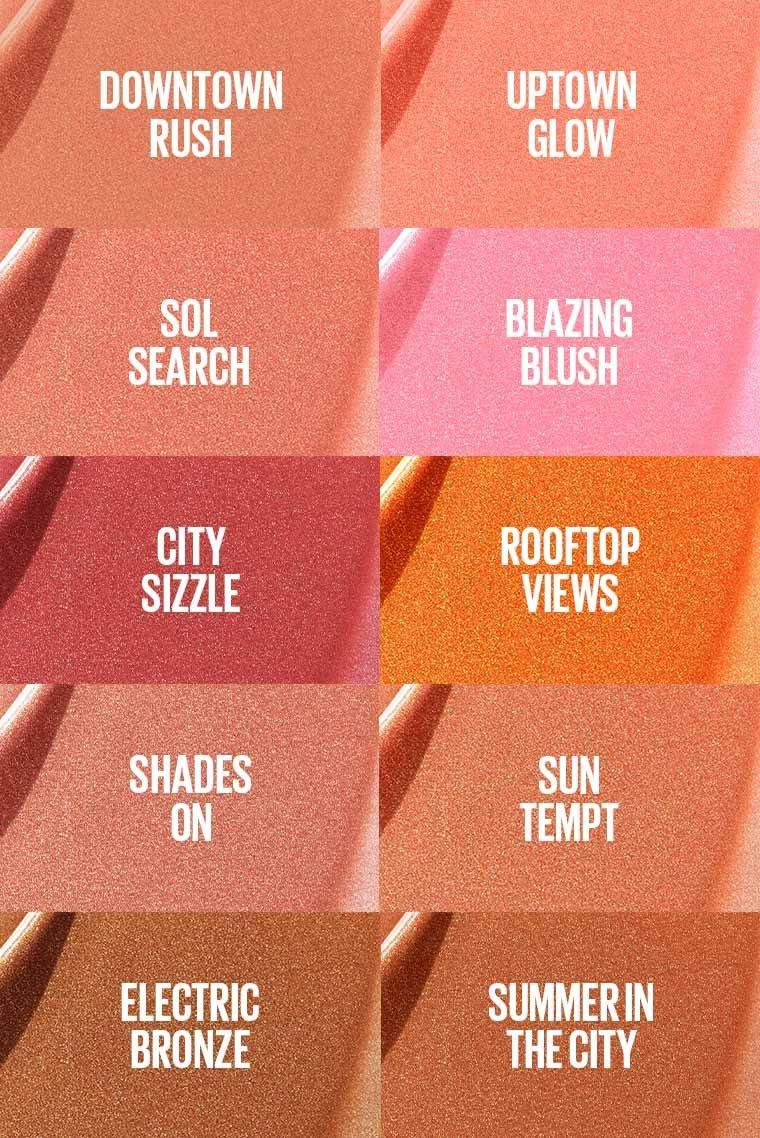 Maybelline- Sunkisser Multi-Use Liquid Blush And Bronzer- 06 City Sizzle - The Beauty League Pakistan