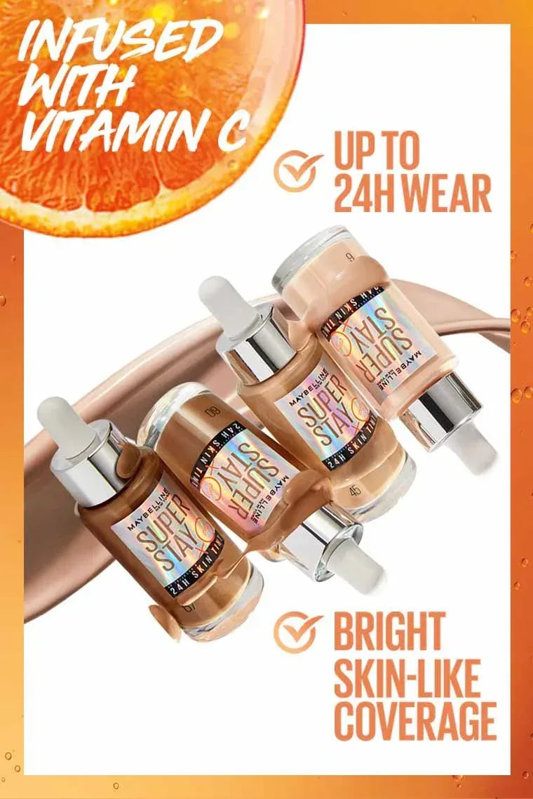 Maybelline- SUPER STAY® UP TO 24HR SKIN TINT WITH VITAMIN C- 110 - The Beauty League Pakistan