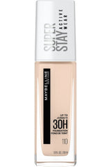Maybelline- 30H Super Stay long Lasting Foundation- 110 Porcelain