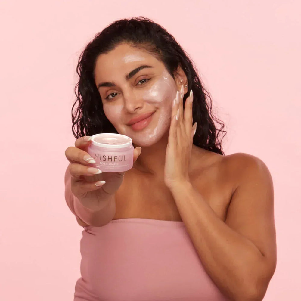 Huda Beauty- Rose Quartz Lift & Glow Peel-Off Face Mask - The Beauty League Pakistan