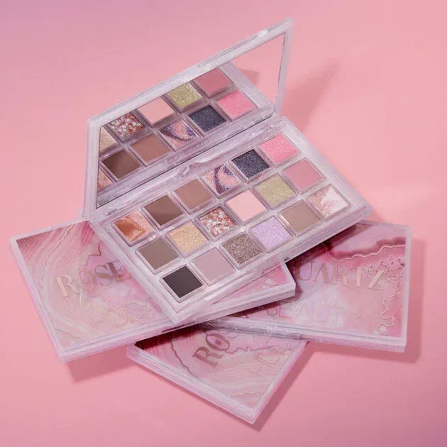 Huda Beauty Rose Quartz Eyeshadow Palette - The Beauty League Pakistan