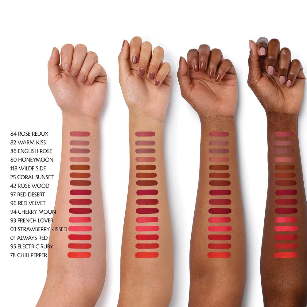 SEPHORA Cream Lip Stain Liquid Lipstick-01 Always Red - The Beauty League Pakistan