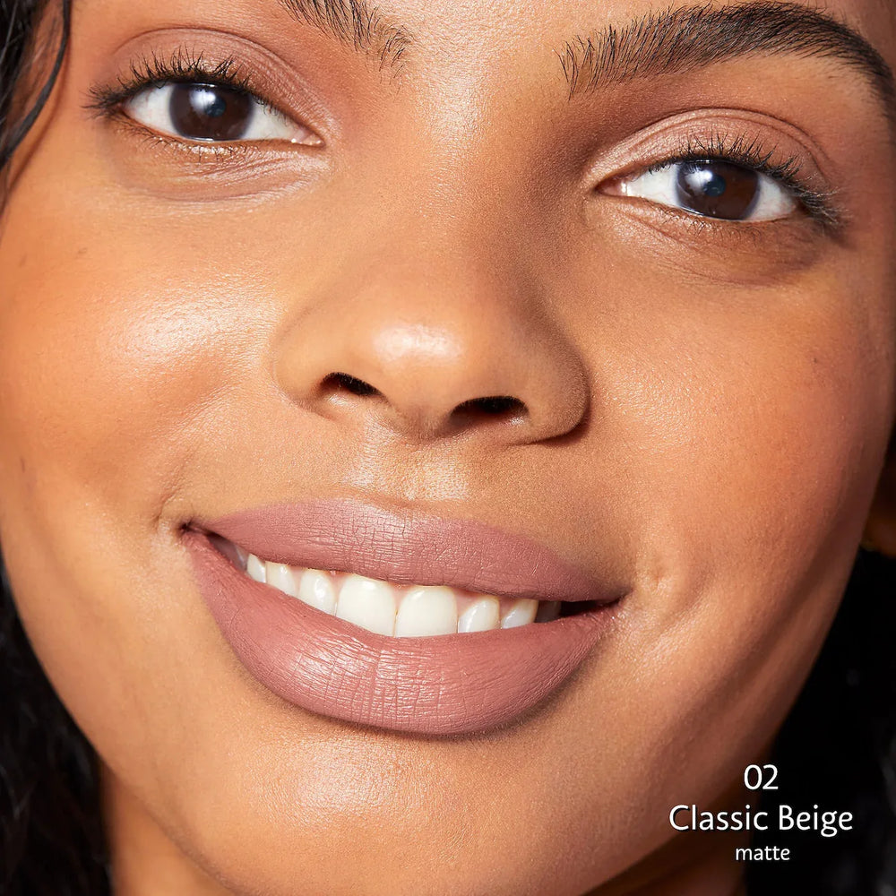 SEPHORA Cream Lip Stain Liquid Lipstick-02 Classic Beige - The Beauty League Pakistan