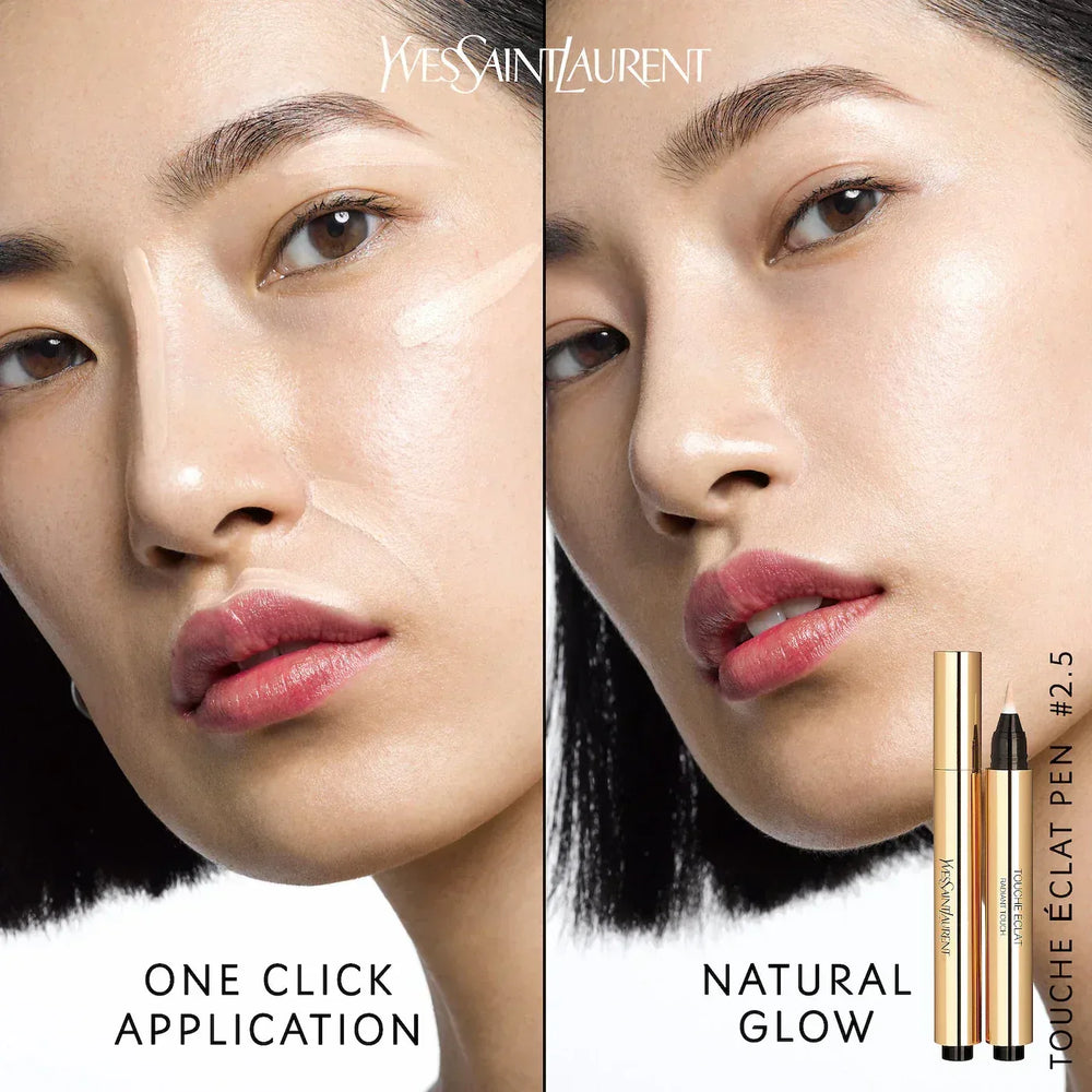 Yves Saint Laurent Touche Éclat All-Over Brightening Concealer Pen- 2.5 Luminous Vanilla - The Beauty League Pakistan