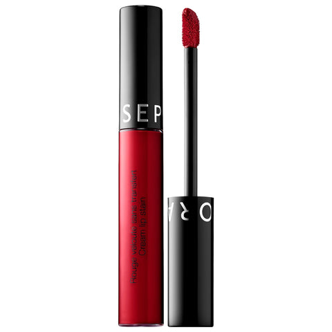 SEPHORA Cream Lip Stain Liquid Lipstick-94 Cherry Moon