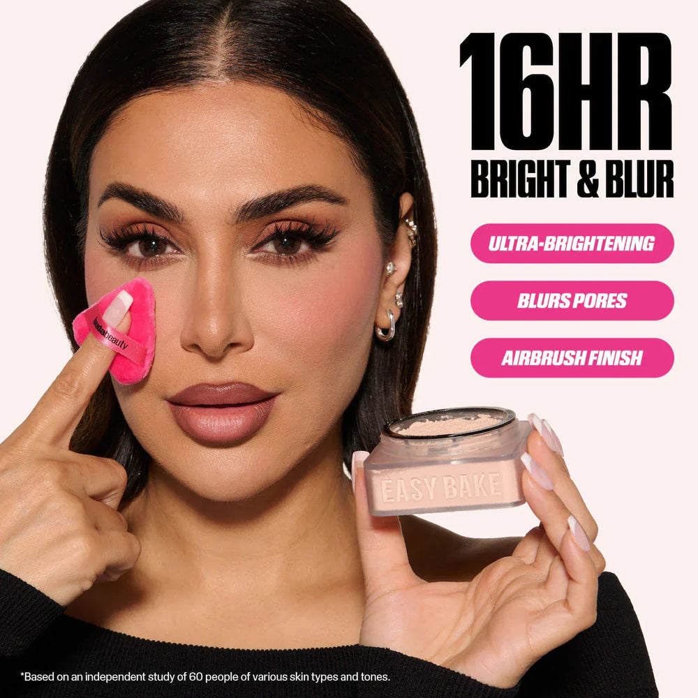 HUDA BEAUTY Easy Bake Blurring Loose Baking & Setting Powder- Sugar Cookie - The Beauty League Pakistan