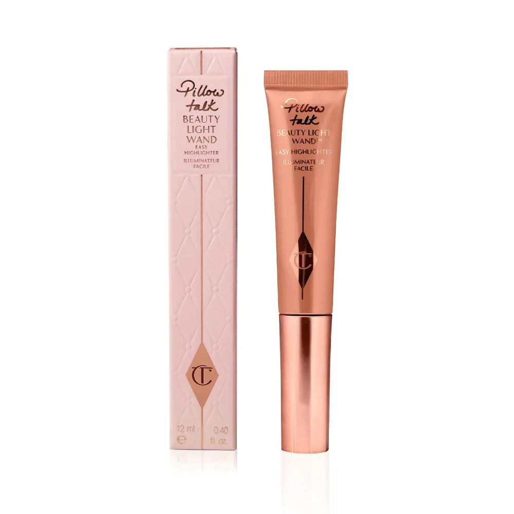Charlotte Tilbury Beauty Highlighter Wand- Pillow Talk Medium - The Beauty League Pakistan