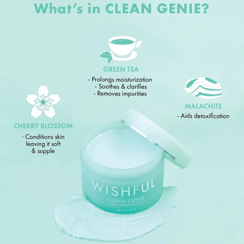 Huda Beauty- Wishful Clean Genie Cleansing Butter 100ml - The Beauty League Pakistan