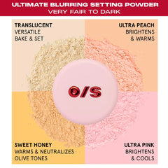 ONE/SIZE- Ultimate Blurring Setting Powder- Translucent