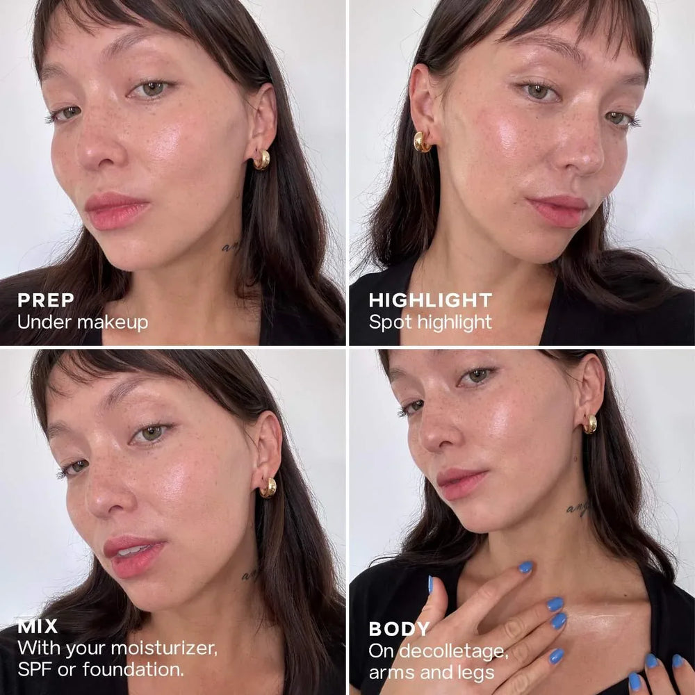 Saie Glowy Super Gel Lightweight Dewy Multipurpose Illuminator- Star Glow - The Beauty League Pakistan