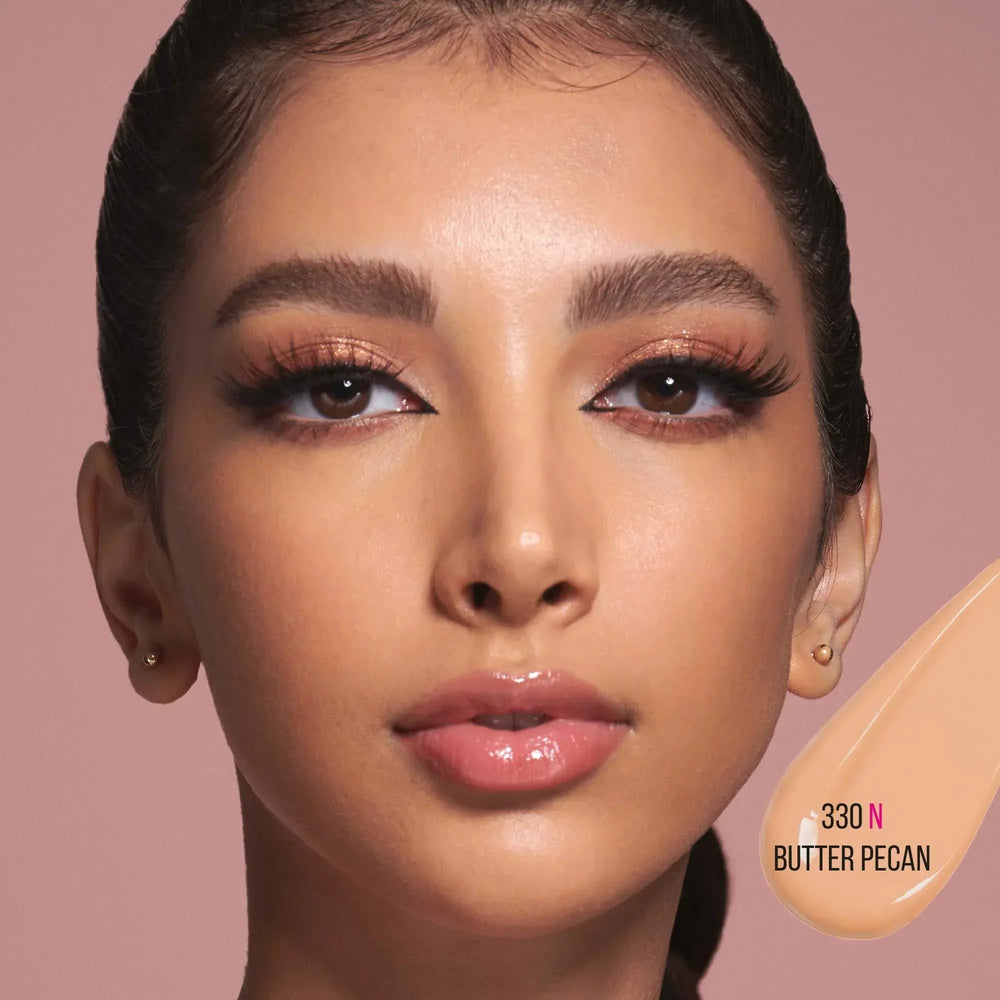 HUDA BEAUTY #FauxFilter Luminous Matte Foundation- 330N Butter Pecan - The Beauty League Pakistan