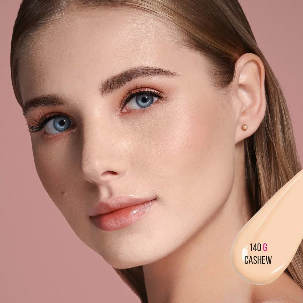 HUDA BEAUTY #FauxFilter Luminous Matte Foundation- 140G Cashew - The Beauty League Pakistan