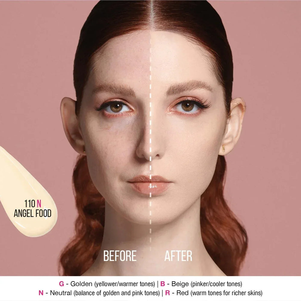 HUDA BEAUTY #FauxFilter Luminous Matte Foundation- 110N Angel Food - The Beauty League Pakistan