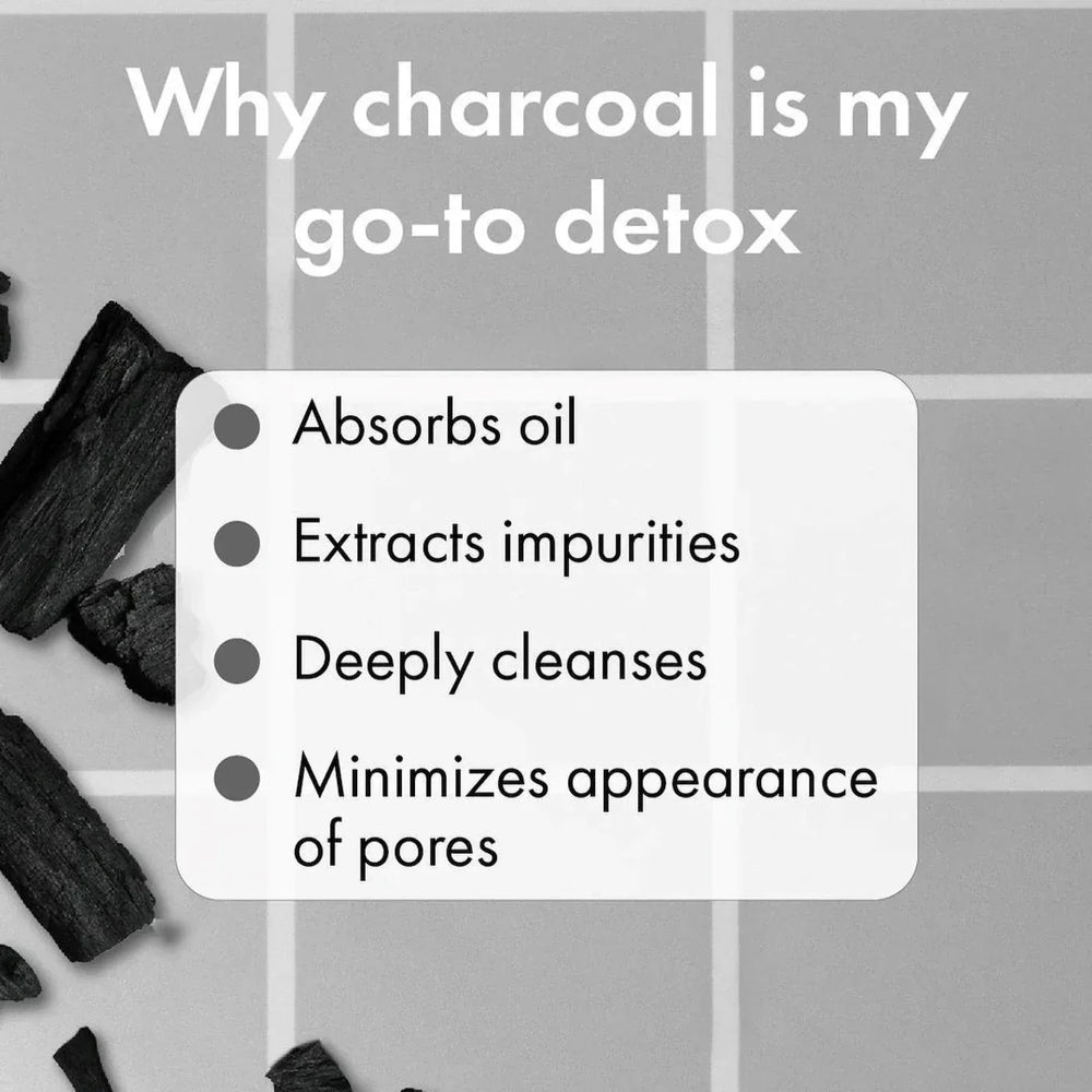 Huda Beauty- Wishful Yo Detox Charcoal Face & Body Enzyme Scrub 100ml - The Beauty League Pakistan