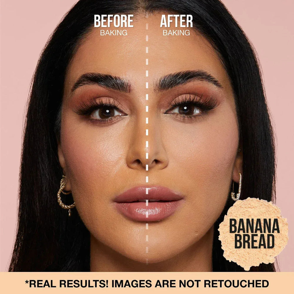 HUDA BEAUTY Easy Bake Loose Baking & Setting Powder- Banana Bread - The Beauty League Pakistan