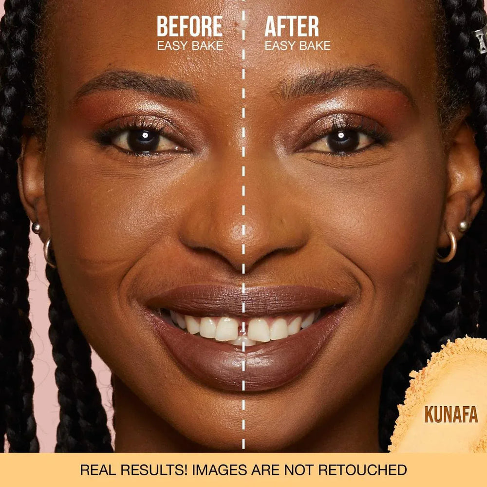 HUDA BEAUTY Mini Easy Bake Loose Baking & Setting Powder- Kunafa - The Beauty League Pakistan