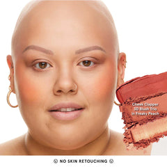 ONE/SIZE- Cheek Clapper 3D Blush Trio Palette- Freaky Peach - The Beauty League Pakistan