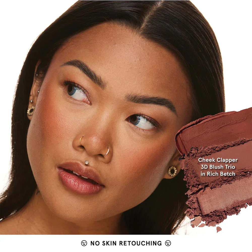 ONE/SIZE- Cheek Clapper 3D Blush Trio Palette- Rich Betch - The Beauty League Pakistan
