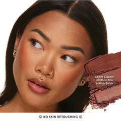 ONE/SIZE- Cheek Clapper 3D Blush Trio Palette- Rich Betch - The Beauty League Pakistan