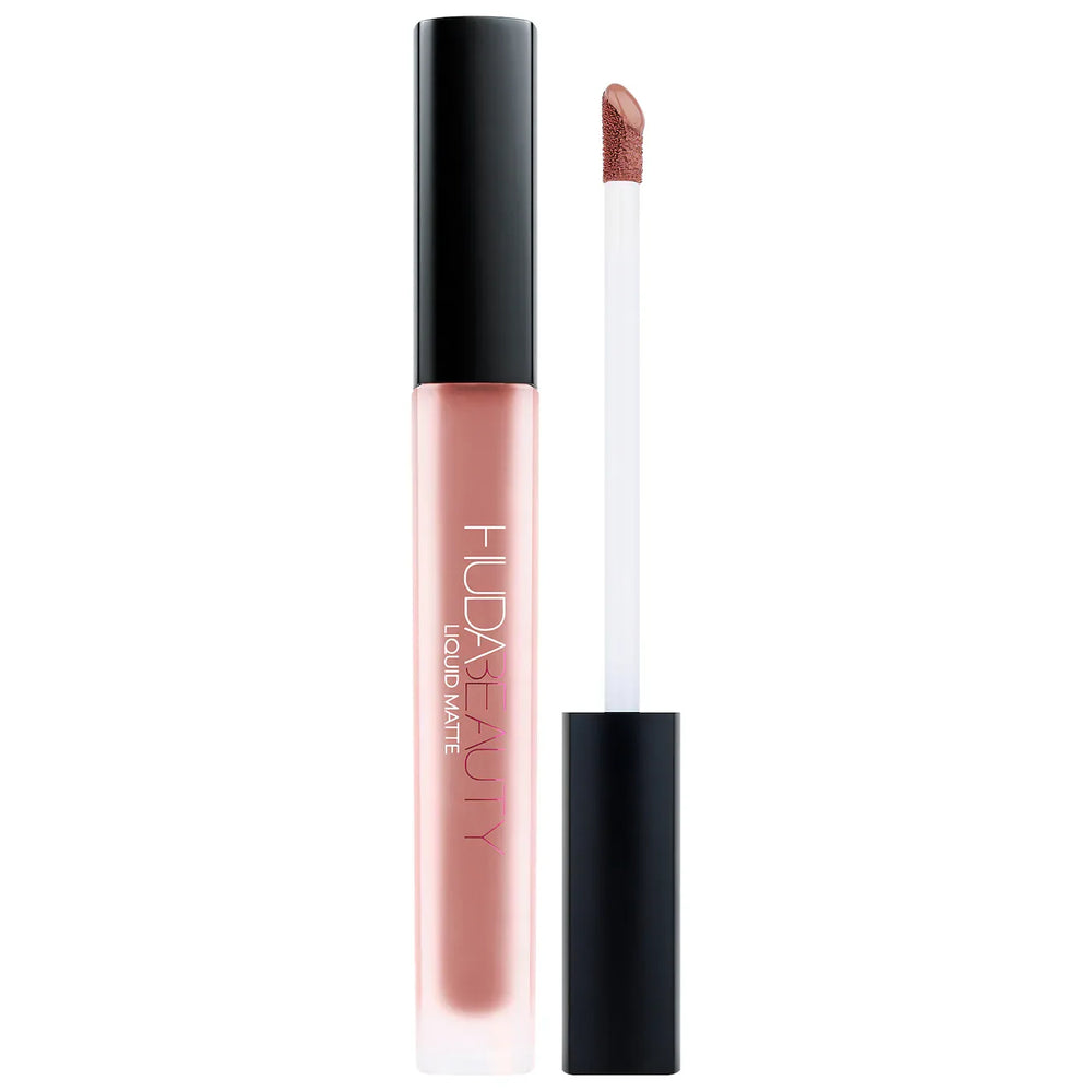 HUDA BEAUTY Liquid Matte Ultra-Comfort Transfer-proof Lipstick- Wifey - The Beauty League Pakistan
