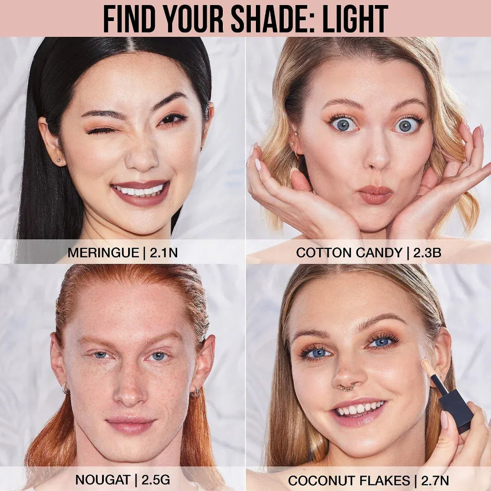 HUDA BEAUTY #FauxFilter Matte Buildable Coverage Waterproof Concealer- 2.3B Cotton Candy - The Beauty League Pakistan
