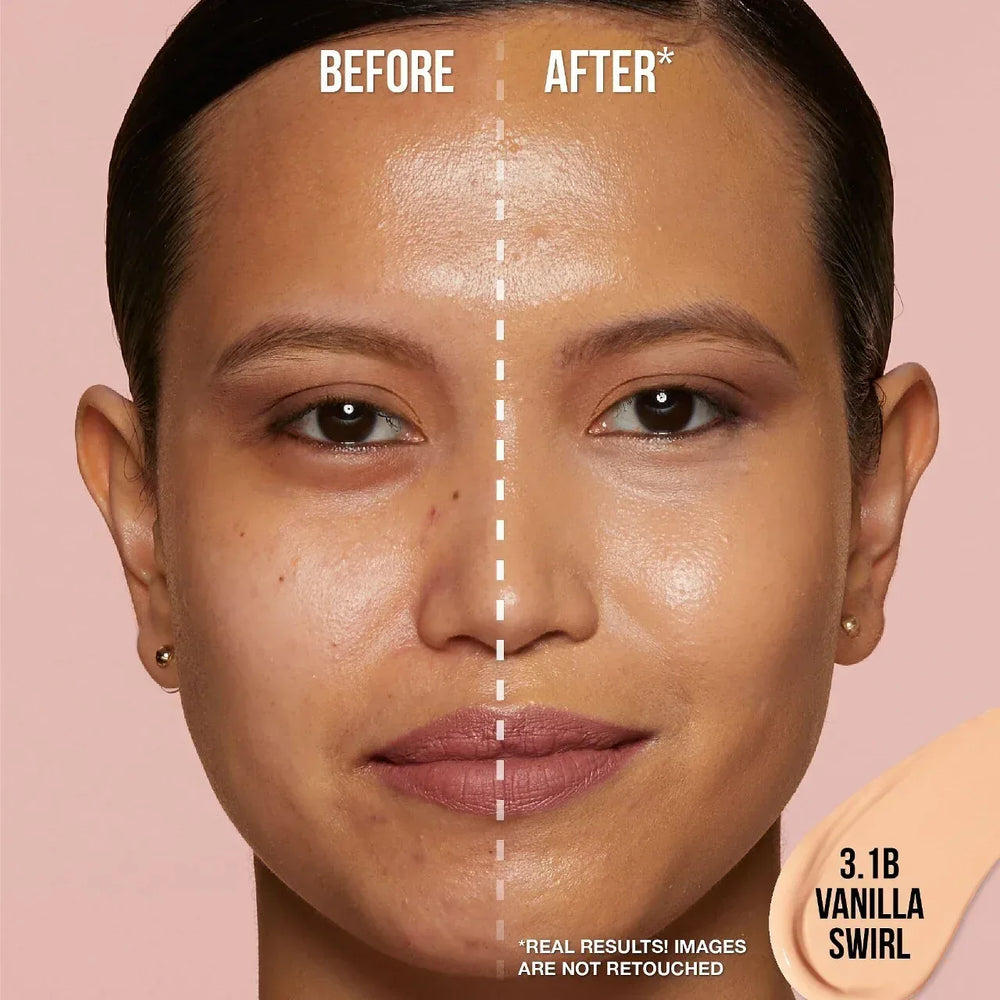 HUDA BEAUTY #FauxFilter Luminous Matte Buildable Coverage Crease Proof Concealer- 3.1B Vanilla Swirls - The Beauty League Pakistan