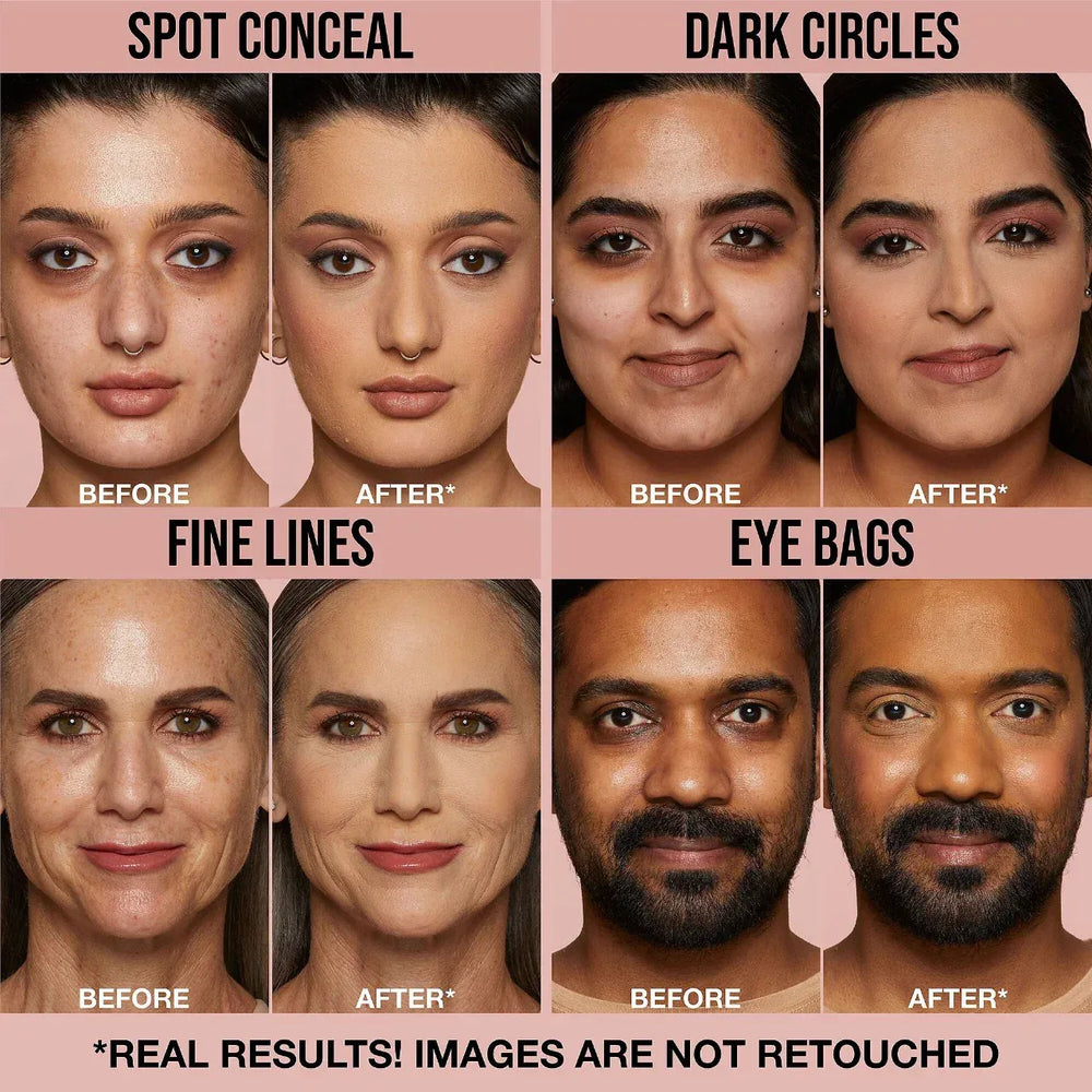 HUDA BEAUTY #FauxFilter Matte Buildable Coverage Waterproof Concealer- 4.1G Graham Cracker - The Beauty League Pakistan