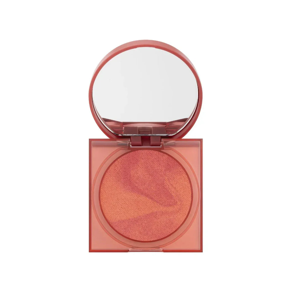 HUDA BEAUTY GloWish Cheeky Vegan Soft Glow Powder Blush- Sassy Saffron - The Beauty League Pakistan