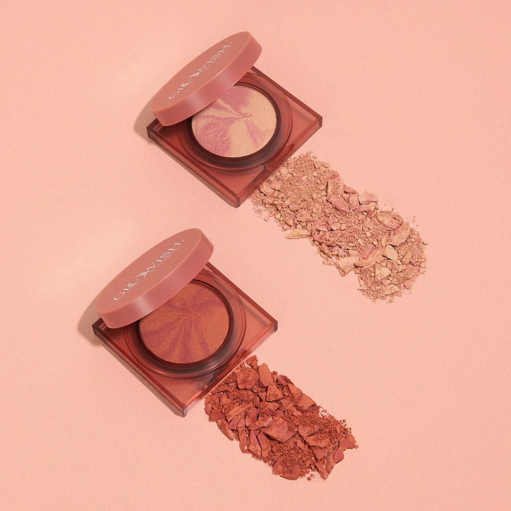 HUDA BEAUTY GloWish Cheeky Vegan Soft Glow Powder Blush- Sassy Saffron - The Beauty League Pakistan