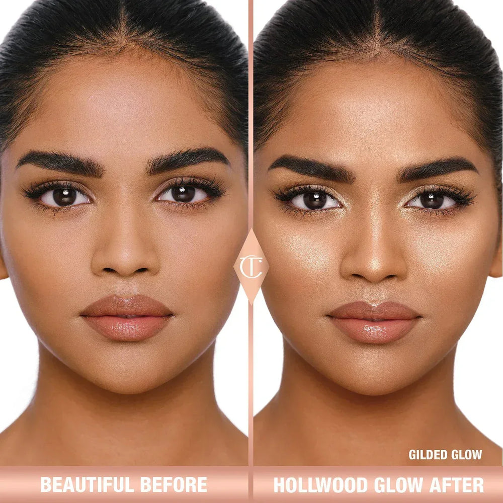 Charlotte Tilbury Glow Glide Face Architect Highlighter- Gilded Glow - The Beauty League Pakistan