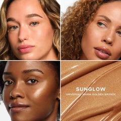 Saie  Mini Glowy Super Gel Lightweight Dewy Multipurpose Illuminator- Sunglow
