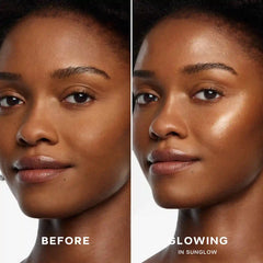 Saie  Mini Glowy Super Gel Lightweight Dewy Multipurpose Illuminator- Sunglow