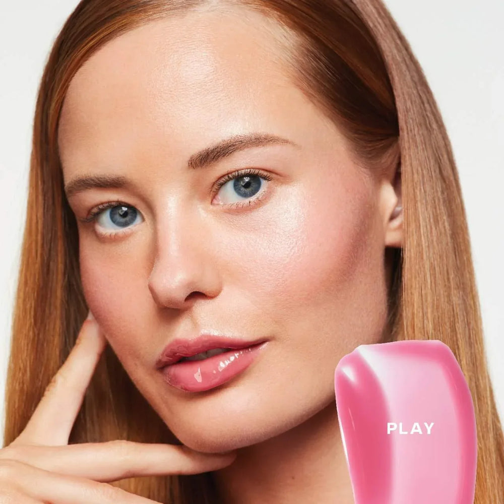 Saie Glossybounce™ High-Shine Hydrating Lip Gloss Oil- Play - The Beauty League Pakistan