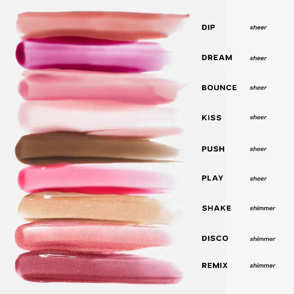 Saie Glossybounce™ High-Shine Hydrating Lip Gloss Oil- Dip - The Beauty League Pakistan