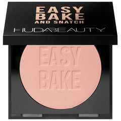 Huda Beauty- Easy Bake and Snatch Pressed Talc-Free Brightening and Setting Powder- Cherry Blossom