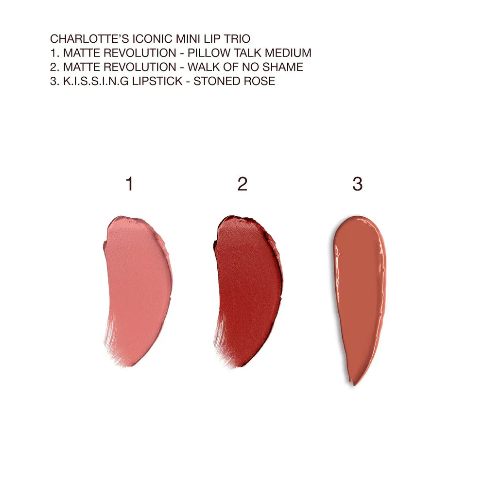 Charlotte Tilbury Iconic Mini Lip Trio - The Beauty League Pakistan